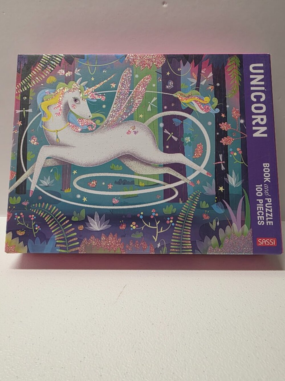 Unicorn Magic 100 Piece Puzzle Book And Puzzle